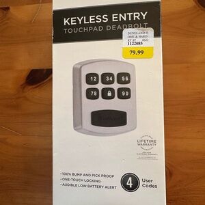 Kwikset keyless Entry Touchpad Deadbolt